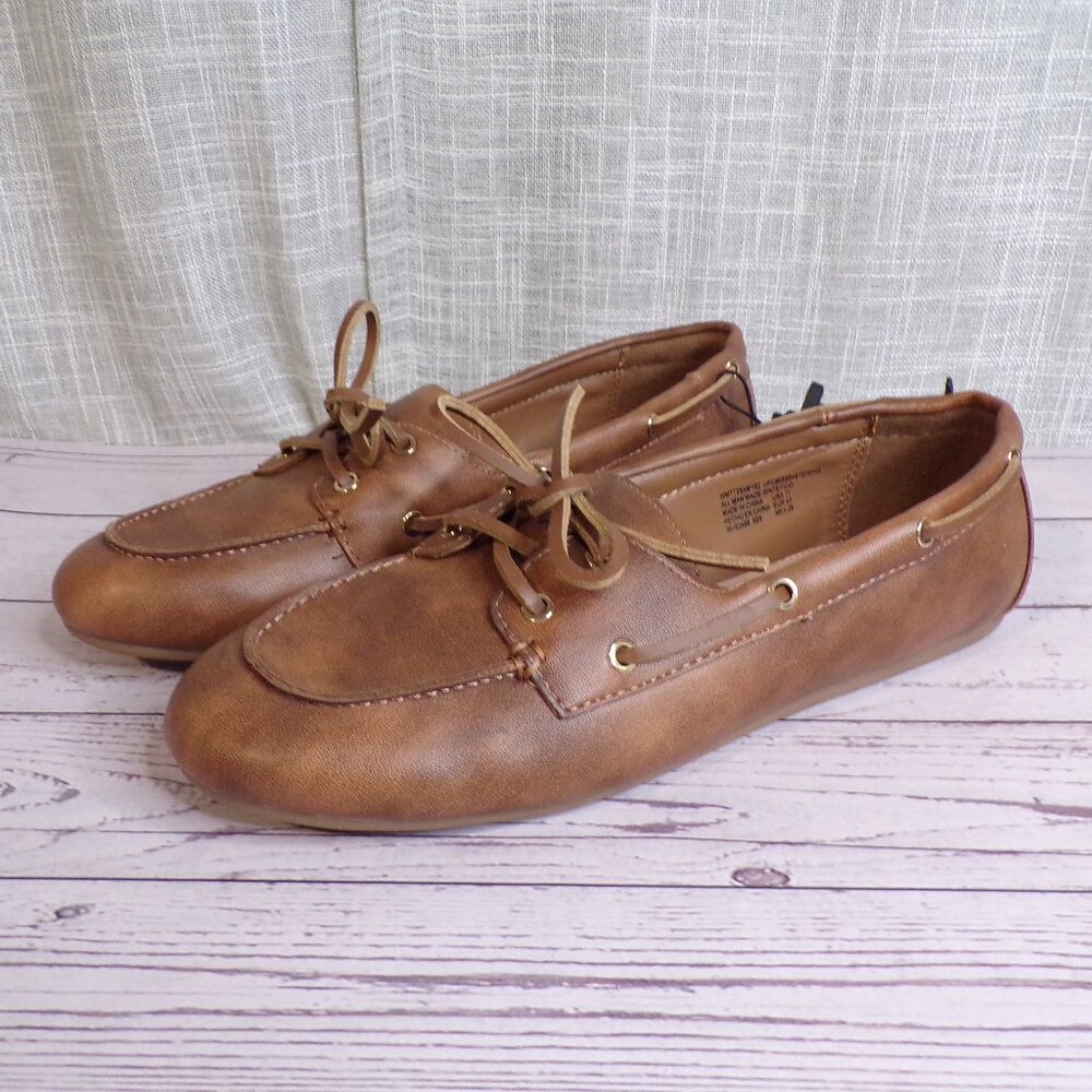 Time and Tru Women’s Boat Shoes, Size 11